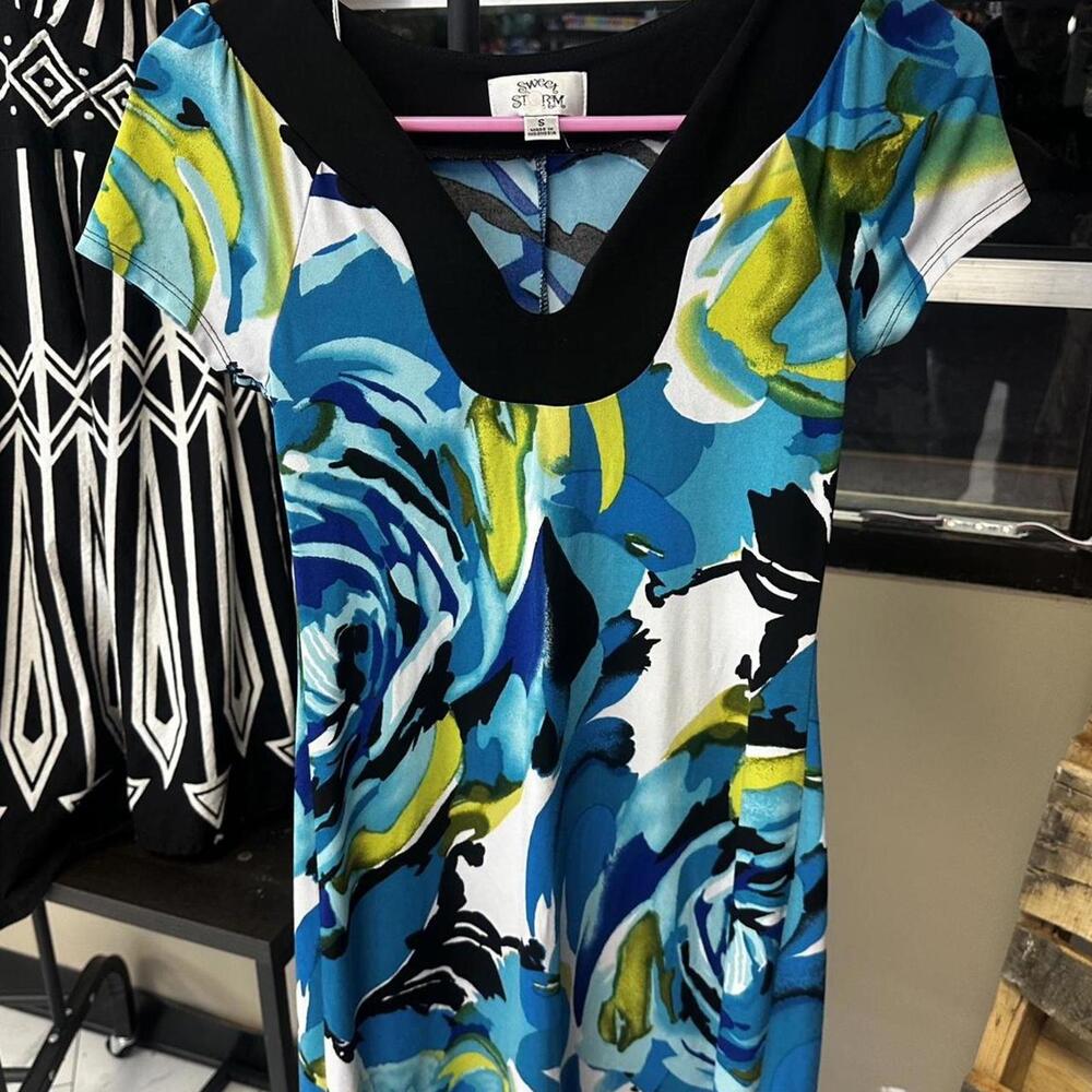 Sweet Storm Women's Multi and Blue Dress